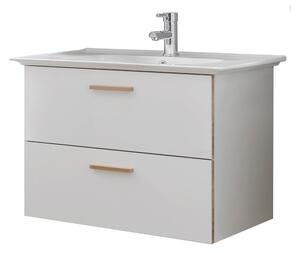 Fehér függő fürdőszoba szekrény 71x51 cm Set 931 - Pelipal