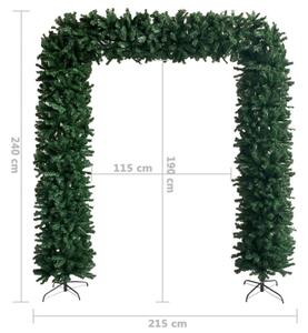 Zöld karácsonyfaboltív 240 cm