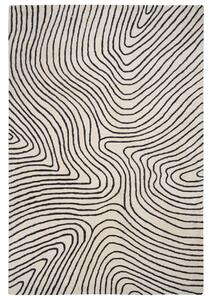 Fekete és fehér szőnyeg 200 x 300 cm RUMRA