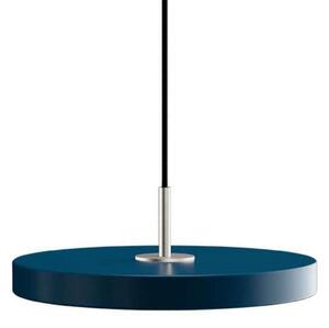 Asteria Függőlámpa Mini Petrol Blue/Steel Top