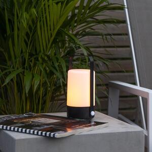 Flame fekete-bézs LED lámpás, magasság 40 cm - Star Trading