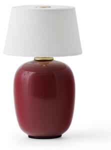 Asztali lámpa Audo Copenhagen, Torso, dimmable, Piros, Nappali, Kerámia, Dizájn