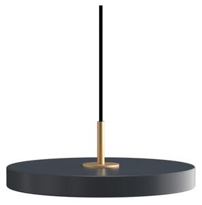 Asteria Plus függő világítás, Ø 30 cm, szürke/bronz