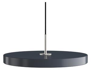 Asteria Plus függő világítás, Ø 43 cm, szürke/acél