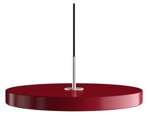 Asteria Plus Függőlámpa Medium Ruby Red/Steel Top