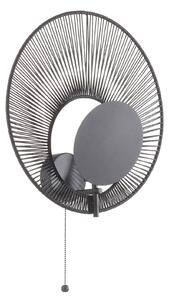 Fali Lámpa Forestier, Oyster, dimmable, Fekete, Nappali, Fém, Dizájn