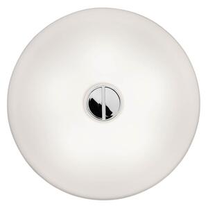 Mennyezeti Lámpa FLOS, BUTTON, dimmable, Fehér, Nappali, Üveg, Dizájn