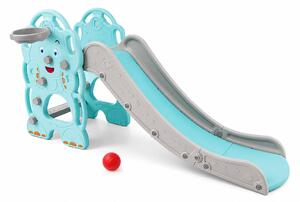 Aga4Kids Csúszda fogantyúval 170 cm Zöld