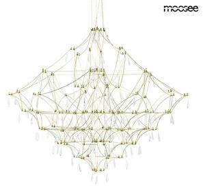 MOOSEE Constellation 120 LED Függőlámpa Arany Kristály