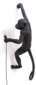 Kültéri Lámpa SELETTI, Monkey Lamp, Fekete, Műanyag, Dizájn