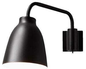 Fali Lámpa FRITZ HANSEN, Caravaggio, dimmable, Fekete, Nappali, Fém, Dizájn