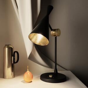 Asztali lámpa Tom Dixon, Beat Table, dimmable, Fekete, Nappali, Fém, Dizájn