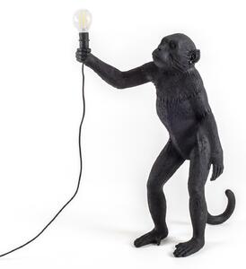 Kültéri Lámpa SELETTI, Monkey Lamp, Fekete, Műanyag, Dizájn