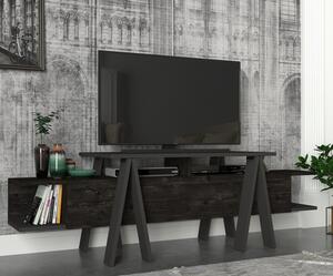 Aspero fekete-antracitszürke tv állvány 160 x 50 x 45 cm