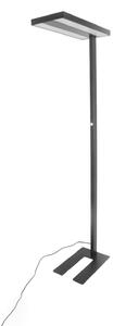 Állólámpa Arcchio, Logan Basic, dimmable, Fekete, Dolgozószoba / iroda, Alumínium, Modern
