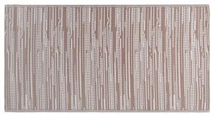 Barna PP kültéri szőnyeg 80 x 150 cm