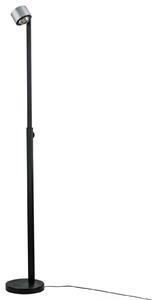 Állólámpa Paulmann, Aldan, dimmable, Fekete, Nappali, Fém, Modern