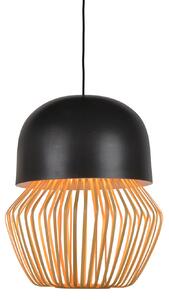 Függőlámpa Forestier, Anemos, dimmable, Fekete, Nappali, Bambusz, Dizájn