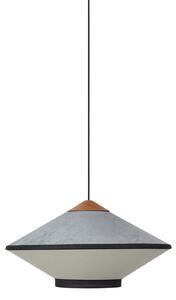 Függőlámpa Forestier, Cymbal S, dimmable, Kék, Nappali, Szövet / Textília, Dizájn