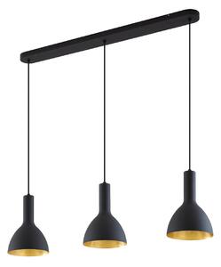 Függőlámpa Arcchio, Cosmina, dimmable, Fekete, Konyha, Fém, Modern