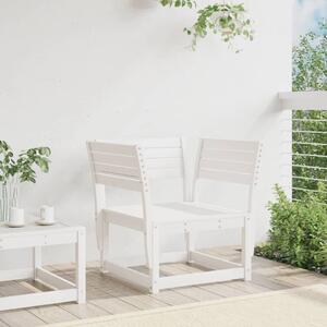 VidaXL fehér tömör fenyőfa kerti szék