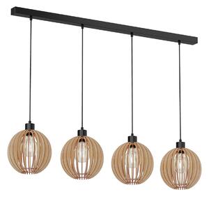 Függőlámpa Envostar, Clay, dimmable, Fa, Folyosó, Fa, Skandináv