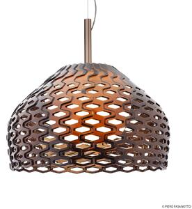 Függőlámpa FLOS, Tatou, dimmable, Barna / Rozsdabarna, Nappali, Műanyag, Dizájn