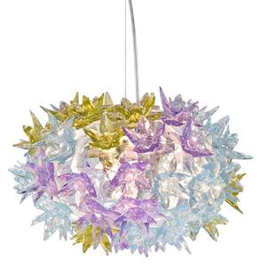 Függőlámpa Kartell, Bloom S2, Lila, Nappali, Műanyag, Dizájn