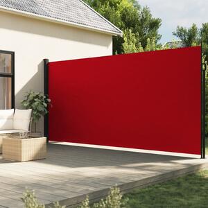 VidaXL piros behúzható oldalsó napellenző 200 x 300 cm