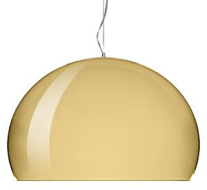 Függőlámpa Kartell, FL/Y, dimmable, Arany / Sárgaréz, Nappali, Műanyag, Dizájn