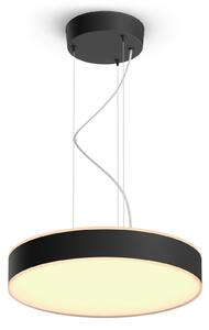 Függőlámpa Philips Hue, Philips Hue, dimmable, Fekete, Nappali, Fém, Modern