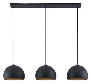Függőlámpa Lindby, Tarjei, dimmable, Fekete, Nappali, Fém, Modern