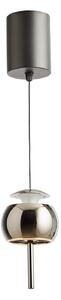 Függőlámpa LOOM DESIGN, Parachute, dimmable, Fekete, Nappali, Alumínium, Dizájn