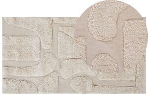Bézs pamutszőnyeg 80 x 150 cm DIYADIN