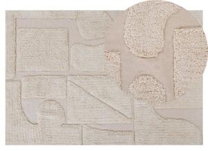 Bézs pamutszőnyeg 140 x 200 cm DIYADIN