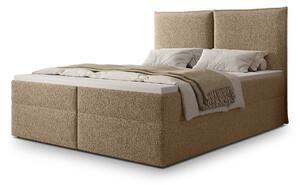 SELENO kárpitozott boxspring ágy 120x200 - bézs