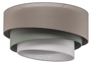 Mennyezeti Lámpa Euluna, Trio monocolor, dimmable, Szürke, Nappali, Szövet / Textília, Modern