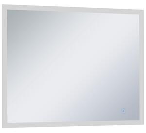VidaXL LED-es fürdőszobai falitükör érintésérzékelővel 80 x 60 cm