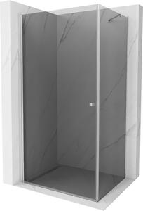 Mexen PRETORIA zuhanykabin 70x80cm, 6mm üveg, króm profilszürke üveg, 852-070-080-01-40