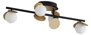 Mennyezeti Lámpa Lucande, Pallo, dimmable, Fekete, Nappali, Fém, Modern