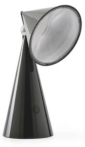 Asztali lámpa Tom Dixon, POSE, dimmable, Fekete, Nappali, Műanyag, Dizájn