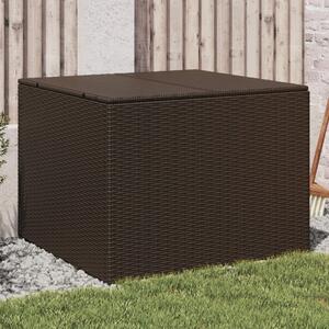 VidaXL barna polyrattan kerti tárolóláda 291 L