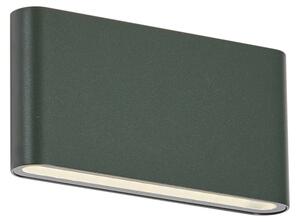Modern kültéri fali lámpa sötétzöld 17,5 cm LED-del IP65 - Batt