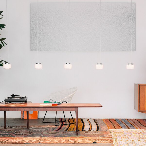 Függőlámpa Serien Lighting, Reef, dimmable, Fehér, Nappali, Kerámia, Dizájn