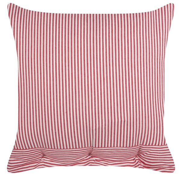 2 db díszpárna AALITA Pamut 45 x 45 cm Piros Csíkos