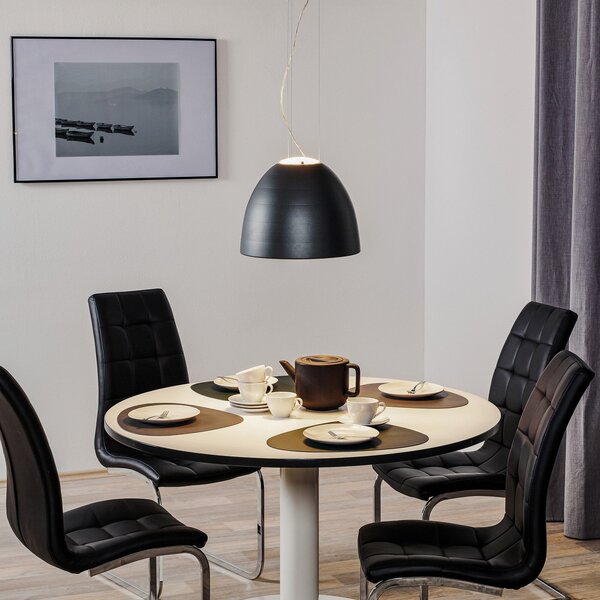 Függőlámpa Artemide, Nur Mini, dimmable, Fekete, Nappali, Fém, Dizájn
