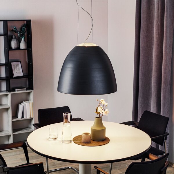 Függőlámpa Artemide, Nur, dimmable, Fekete, Nappali, Fém, Dizájn