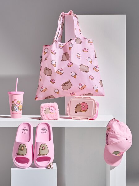 Sinsay - Pohár fedéllel és szívószállal Pusheen the Cat - többszínű