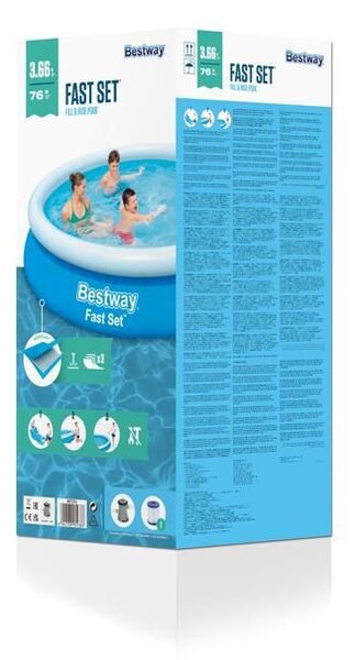 Bestway Rodosz puhafalú medence szett vízforgatóval 366 x 76 cm