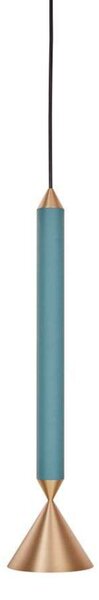 Apollo 39 Függőlámpa Deep Sea/Polished Brass